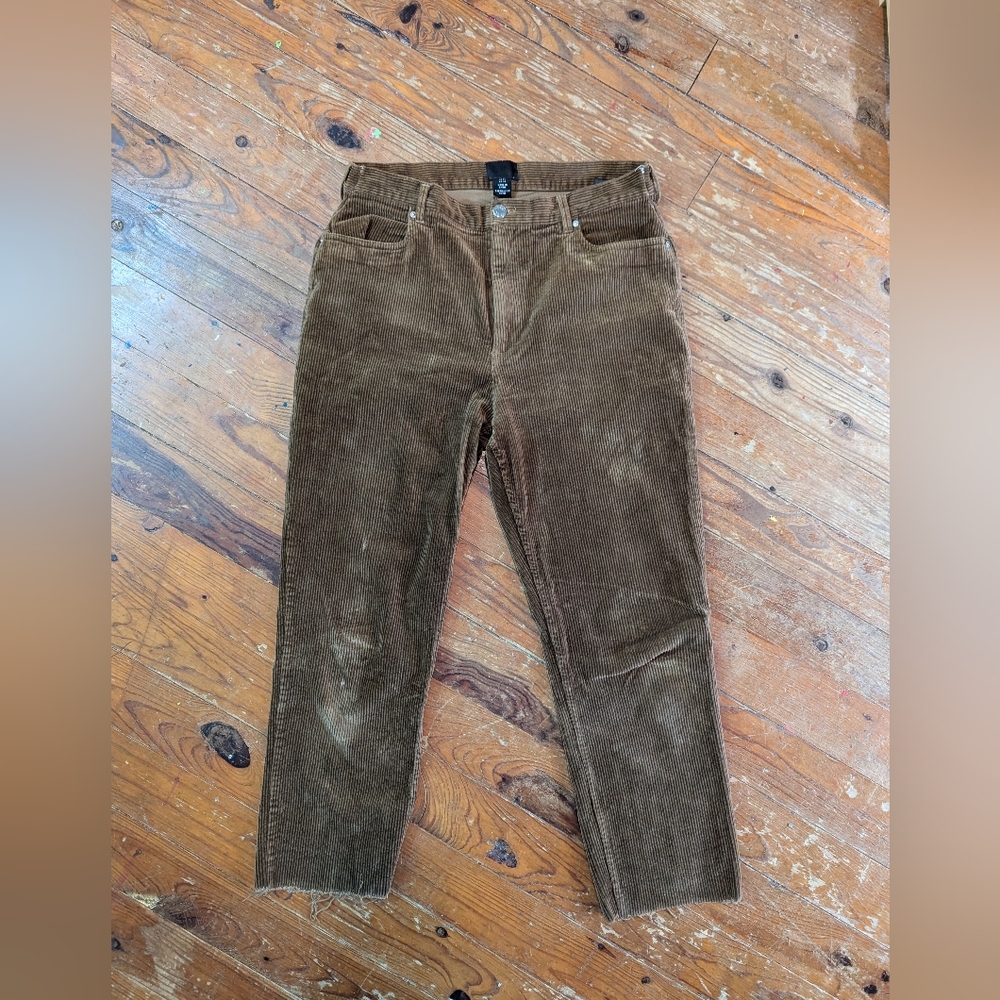 Medium brown corduroy pants